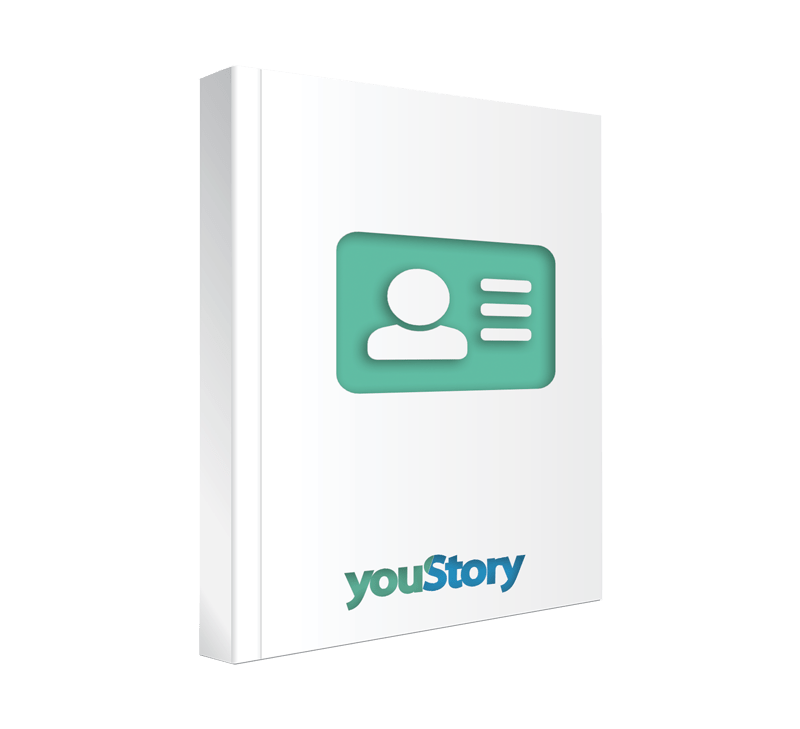 Prestation de création et d'impression de cartes de visite d'auteur youStory