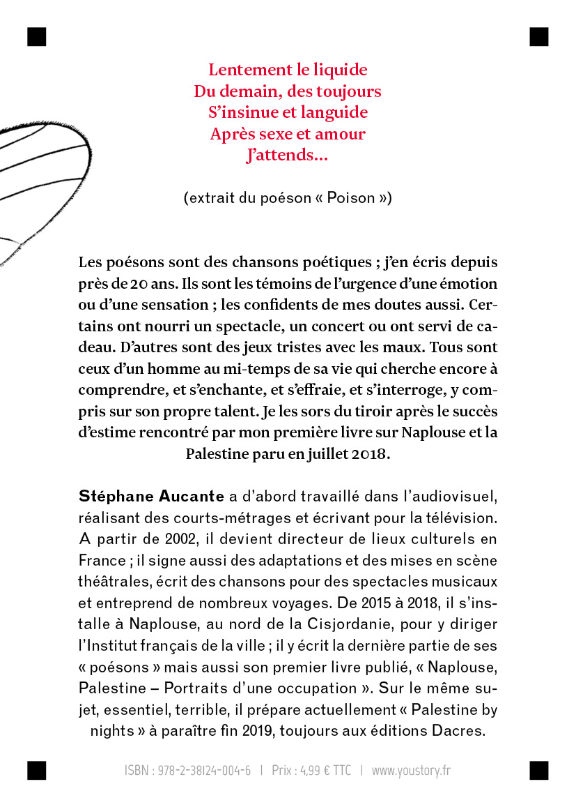 Back cover of EBOOK - POÉSIE. POISONS ? CHANSONS … POÉSONS !