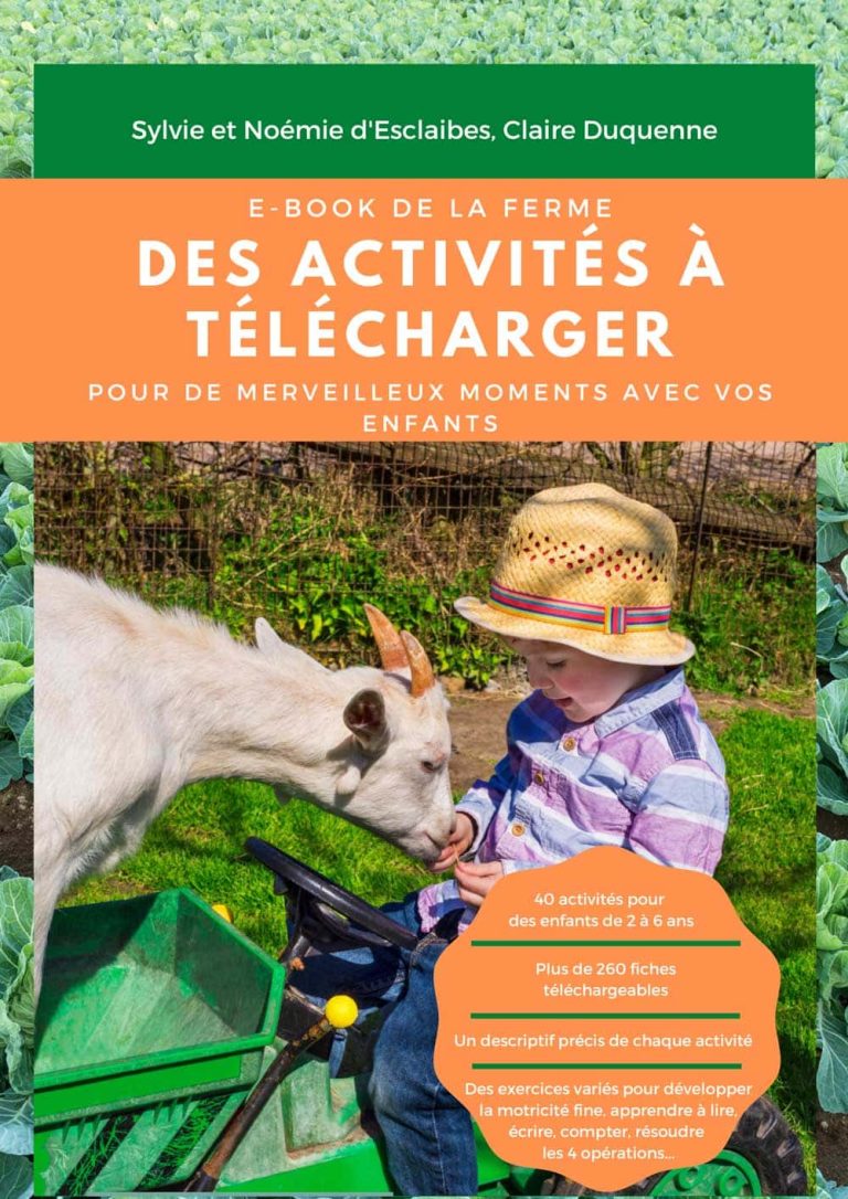 Livre d'activité de la Ferme Montessori