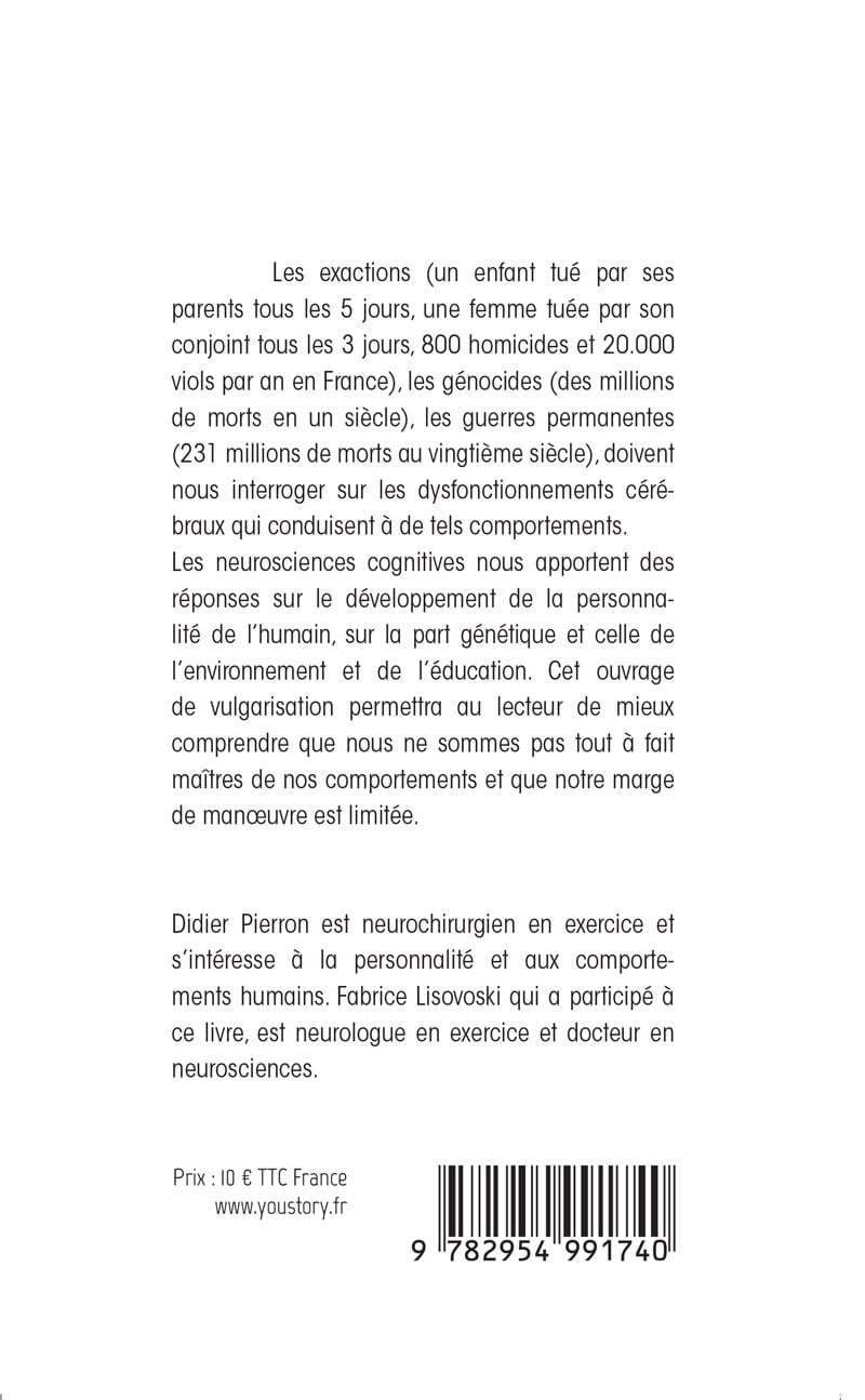 Back cover of LIVRE - A QUI LA FAUTE ?