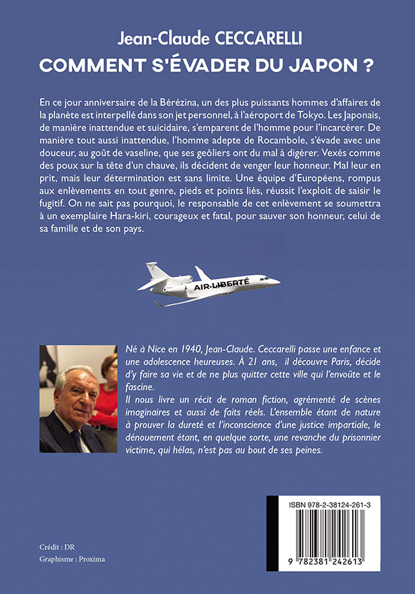 Back cover of EBOOK - COMMENT S'ÉVADER DU JAPON ?