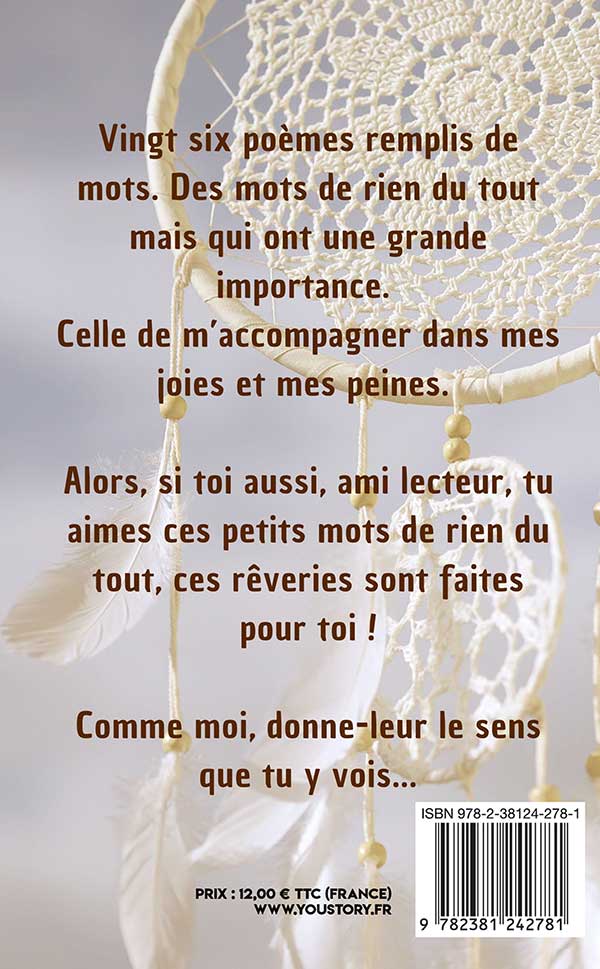 Back cover of LIVRE - MES RÊVERIES DU DIMANCHE