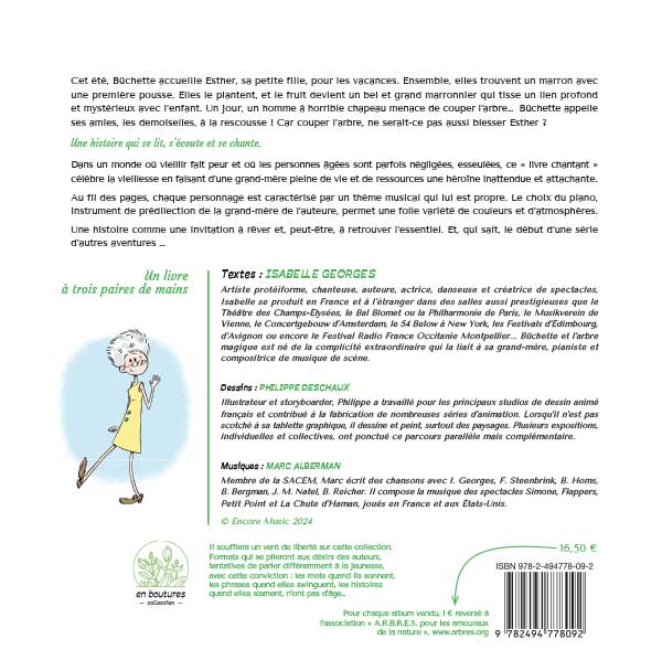 Back cover of LIVRE BÛCHETTE ET L'ARBRE MAGIQUE
