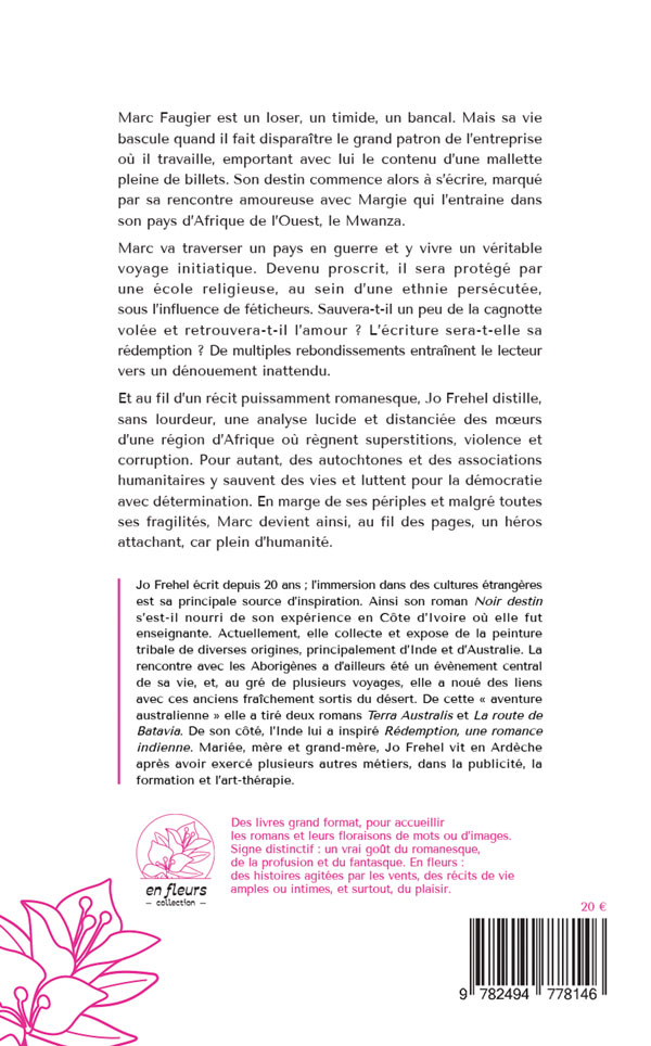 Back cover of EBOOK - NOIR DESTIN