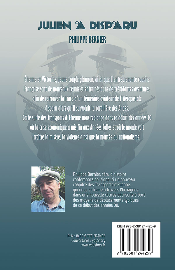 Back cover of LIVRE - JULIEN A DISPARU