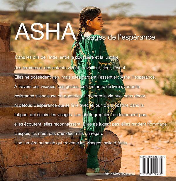 Back cover of LIVRE - ASHA
