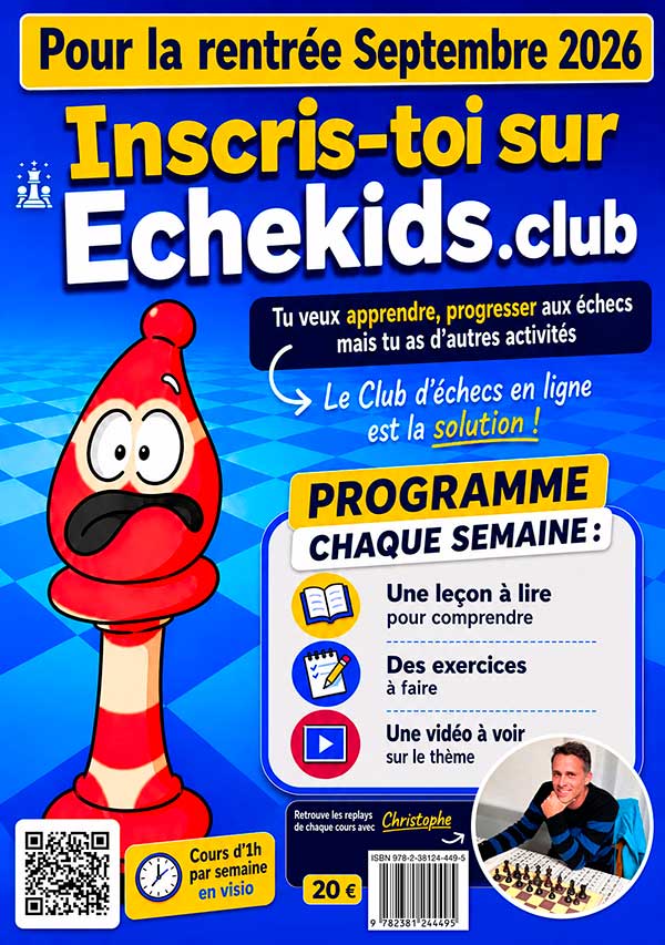 Back cover of LIVRE - ECHEKIDS