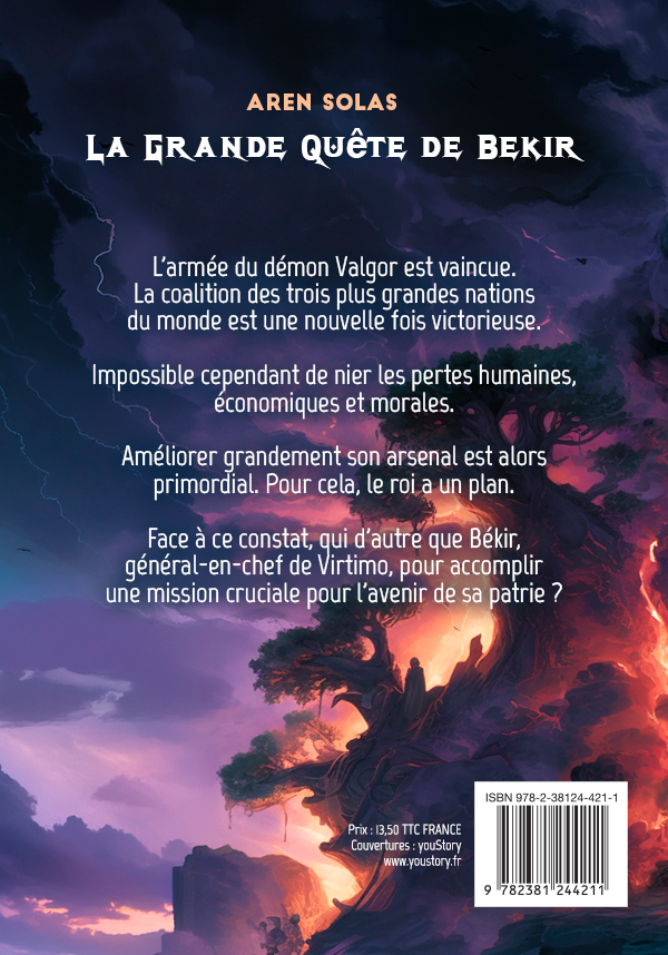 Back cover of EBOOK - LA GRANDE QUÊTE DE BÉKIR