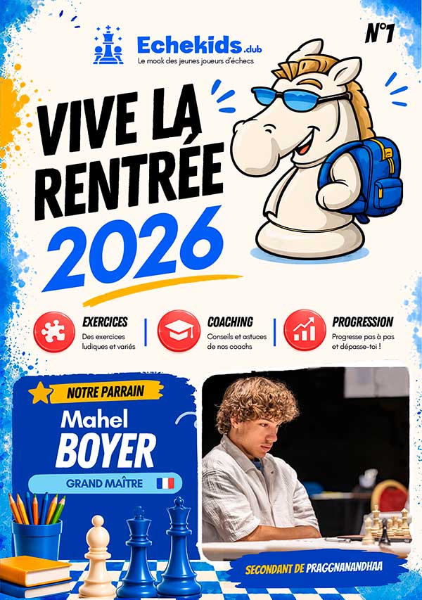 Couverture mook ECHEKIDS Vive la rentrée 2026
