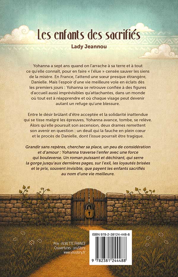 Back cover of LIVRE - LES ENFANTS DES SACRIFIÉS